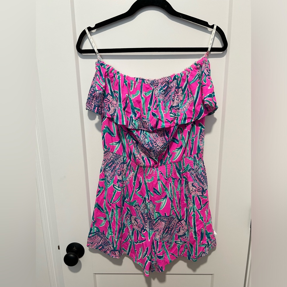 Lilly Pulitzer pink romper